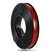 Edge Tape TPE Self Adhesive Furniture Edging Tape U Shape Edge Trim Edge Protector for Plywood Cabinet Furniture Restoration (20mm, Black, 5m)