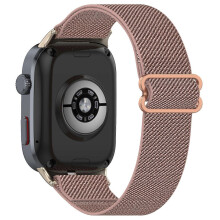 (Rose Pink, Multicolor) For Huawei Watch D2 Watch Band Nylon Braided Elastic Slide-Lock Clasp Breathable Strap