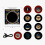 Imán para nevera con tocadiscos programable - 9 discos de música NFC - para decorar la nevera en Navidad 1