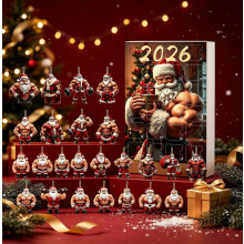Χριστουγεννιάτικο Ημερολόγιο Advent 2026 Muscle Santa
