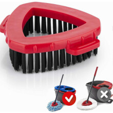 Spin Mop Replace Head Base Scrub Brush for 2 Tank System,Replacement Hard Bristle Cleaning Brush for Bathroom, Kitchen, Tub and Tile,Floor