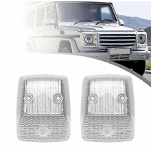 2X Front Corner Lamp Housing Rear Turn Signal Lens Replacement For Mercedes Benz G-Class W460 W461 W463 Sprinter W901 W902 W903