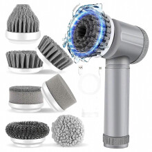 Electric Pot Scrubber Brush Handheld Spin Scrubber Brush Rechargeable Kitchen Cleaner for Dishes Pans