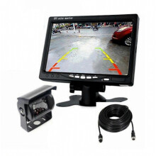 7-inch achteruitrijmonitor met HD-nachtzicht, parkeerhulpcamera, waterdichte camera voor vrachtwagen en camper