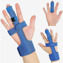 Adjustable Finger Splint with Trigger Finger Support Medical Tape and Bandages
