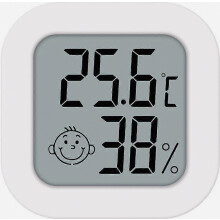 KKmoon Mini Binnenthermometer Vochtigheidsmeter LCD-monitor Digitale Temperatuurmeter Sensor Hygrometer Temperatuurindicator Thermometer Slaapkamer