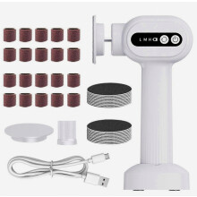 Draadloze elektrische voetvijl, waterdicht, pedicuretool, 6 snelheden, cadeau-idee
