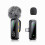 Professional Wireless Lavalier Microphone System with Smart Noise Reduction LED Power Display for Li 1