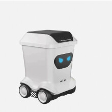 Mini juego de cubo de basura de juguete con control remoto para escritorio, adorno de mesa moderno con cubo de basura con control remoto