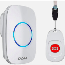 Caregiver Pager Wireless Call Button Elderly Elderly Home Life Alarm System Range 1 Piece Shizhi Shop