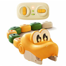 Diaľkovo ovládaná magnetická hračka na jedenie hada, interaktívny robotický had zo STEM, elektrická RC hračka