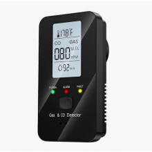 4-in-1 Multifunktionsdetektor: Erdgas-, Kohlenmonoxid- und Propangasdetektor für Haus, Wohnung, Wohnmobil, Steckdosenanschluss, Temperatur- und Feuc