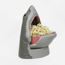 Popcorn-Eimer aus Kunstharz in Form eines Weißen Hais, limitierte Jubiläumsausgabe