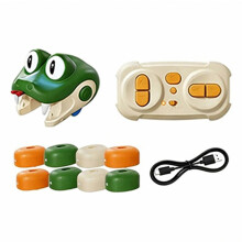 Juego de serpiente magnética con control remoto, juguete de batalla de serpientes comedoras con control remoto, juego de competición interactivo, di