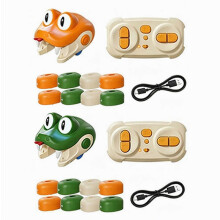 Juego de serpiente magnética con control remoto, juguete de batalla de serpientes comedoras con control remoto, juego de competición interactivo, di