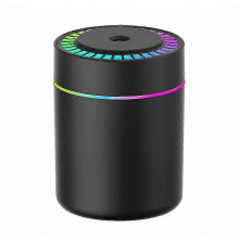 Tragbarer USB-Mini-Luftbefeuchter mit Aromatherapiefunktion, Auto-Lufterfrischer und -reiniger, farbwechselnde LED-Beleuchtung für Zuhause, Büro und