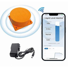 ME201W Vloeistofniveausensor Waterniveaumonitor voor Tuya Smartlife APP WiFi Ultrasone niveau-indicator sensor EU