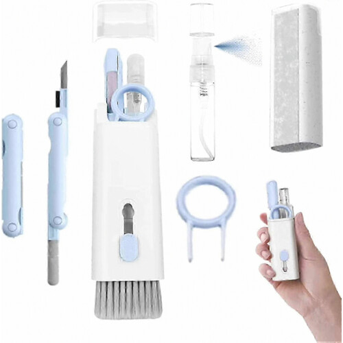 7-in-1 Electronics Cleaner Kit for Keyboard, PC, Phone, Laptop & Earbuds - Portable Multi-Tool