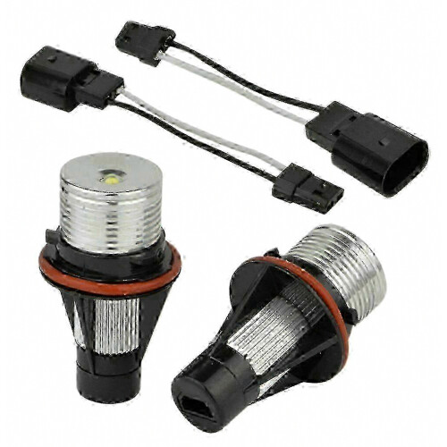 ζεύγος λαμπτήρων LED 8000K λευκού φωτός Angel Eye Marker Halo για E39 E53 E60 E63 E64 E66 E87 5 6 7 X3 X 25-26