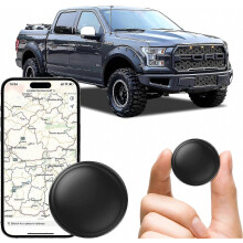 Mini Hidden Magnetic GPS Tracker for Car and Vehicles: No Subscription Real-Time Location Tracker for Kids Elderly Vehicle Pet