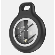 Localizador GPS para mascotas y coches. Dispositivo invisible antipérdida con carcasa resistente a la intemperie. Compatible con Apple Find My (solo