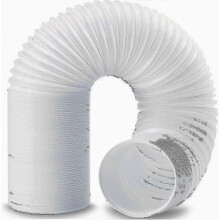 Joustava 2 m letku ilmastointilaitteelle, 150 mm PVC-viemäriputki, uusi 2026