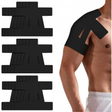 15 Pcs Precut Kinesiology Tape for ShoulderShoulder Tape for Shoulder Pain