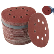 Grinding discs, 125 mm sandpaper, round shape, hookandloop, polishing pad (180 grit)(60 grit)