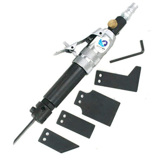 Mini Pneumatic Scraper Set, Air Meter Shovel Chisel Industrial Welding Deburring Rust Removal Chisel, 3500 rpm, 100C
