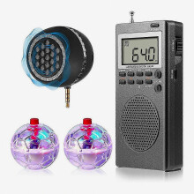 Kit de equipo Spirit Box de 4 piezas con bola LED para gatos y altavoz - Kit de investigación paranormal