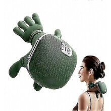 Shiatsu Massage Master For Shoulder Neck, Portable Electric Heated Massager For Pain Relief Deep Tissue Muscle Relax, Simulated Human K