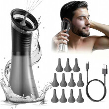 Upgraded Ear Wax Removal with One-Piece Waste Tank Safe Ear Cleaner with Water Temperature Sensor Waterproof Effective EarClean stya