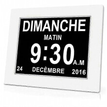 One Piece 7 - Inch Digital Calendar Clock with Date and Time, Alzheimer's Clock for Parents, Medication Reminder for Grandparents and K
