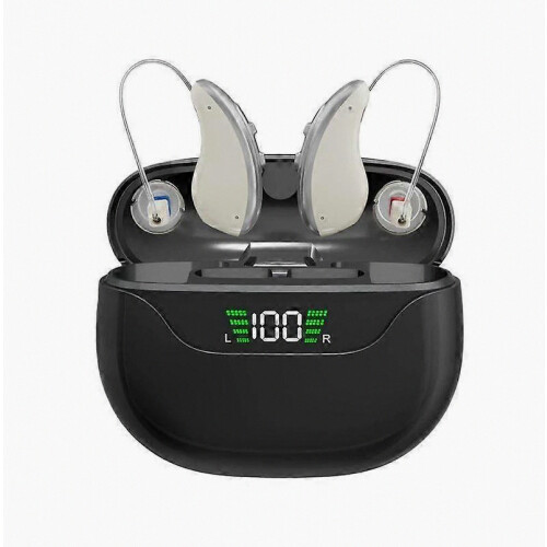 16-Channel Hearing Aids Dual Devices With Charging Case Magnetic
