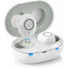 In-ear Audio Device, Noise Cancellation, Rechargeable, 2-piece Set for Adults Seniors