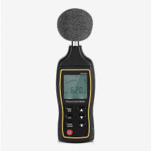 Digitale geluidsniveaumeter met decibelmeting van 30-130 dB voor thuis- en professioneel gebruik.
