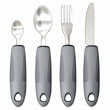 NEW Cutlery Set for Elderly and Disabled with Tremors J