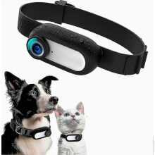 New HD 1080p Pet Tracking Collar with Video Recording Feature