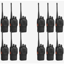 12pcs Rechargeable Walkie Talkies Long Range Communication for Team Events Outdoor Adventures Clear Audio Quality