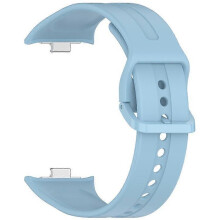 (Blue) Silicone Strap Compatible For Xiaomi Redmi Watch 5 Adjustable Watch Band with Colored Buckle