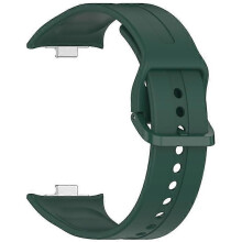 (DarkGreen) Silicone Strap Compatible For Xiaomi Redmi Watch 5 Adjustable Watch Band with Colored Buckle
