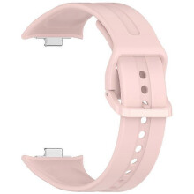 (Pink) Silicone Strap Compatible For Xiaomi Redmi Watch 5 Adjustable Watch Band with Colored Buckle