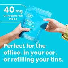 NeuroGum Energy Caffeine Gum Peppermint Flavor with Vitamin B for Focus 120 Count