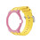 (Yellow Pink) Silicone Watch Strap with Octagonal Protective Case, Compatible with Royal Pop Pocket Watch 1