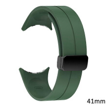 (41mm, Meadow Green) Google Pixel Watch Band - Magnetic Fold Clasp Strap Compatible with Pixel Watch 5