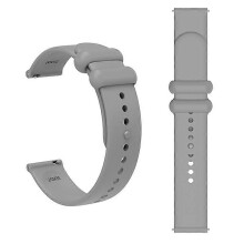 (Style Grey, Multicolor) Lemonda For Garmin Venu 3S Forerunner 265S Watch Strap 18mm Silicone Replacement Watch Bands - Wine