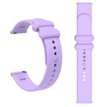 (Style Lilac Purple, Multicolor) Lemonda For Garmin Venu 3S Forerunner 265S Watch Strap 18mm Silicone Replacement Watch Bands - Wine