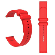 (Style Red, Multicolor) Lemonda For Garmin Venu 3S Forerunner 265S Watch Strap 18mm Silicone Replacement Watch Bands - Wine