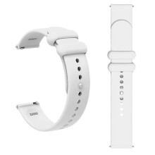 (Style White, Multicolor) Lemonda For Garmin Venu 3S Forerunner 265S Watch Strap 18mm Silicone Replacement Watch Bands - Wine