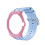 (Light Blue Pink) Silicone Watch Strap with Octagonal Protective Case, Compatible with Royal Pop Pocket Watch 1